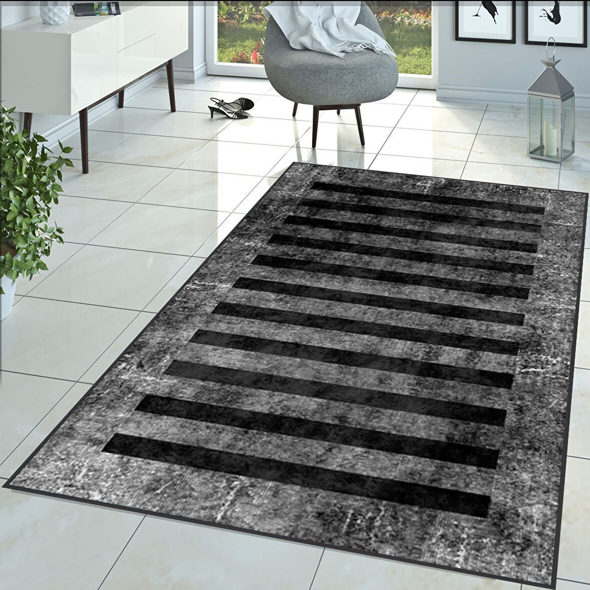 Dijital Baskı Yıkanabilir Kaymaz Taban Salon Halısı Ve Yolluk LNA1365-SD247