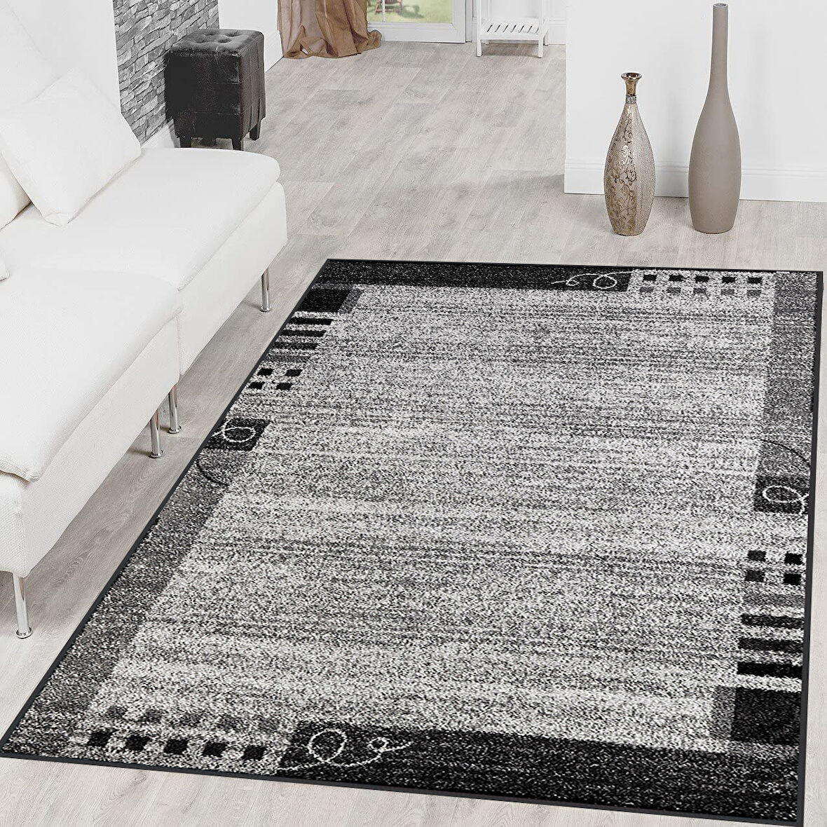 Dijital Baskı Yıkanabilir Kaymaz Taban Salon Halısı Ve Yolluk LNA1404