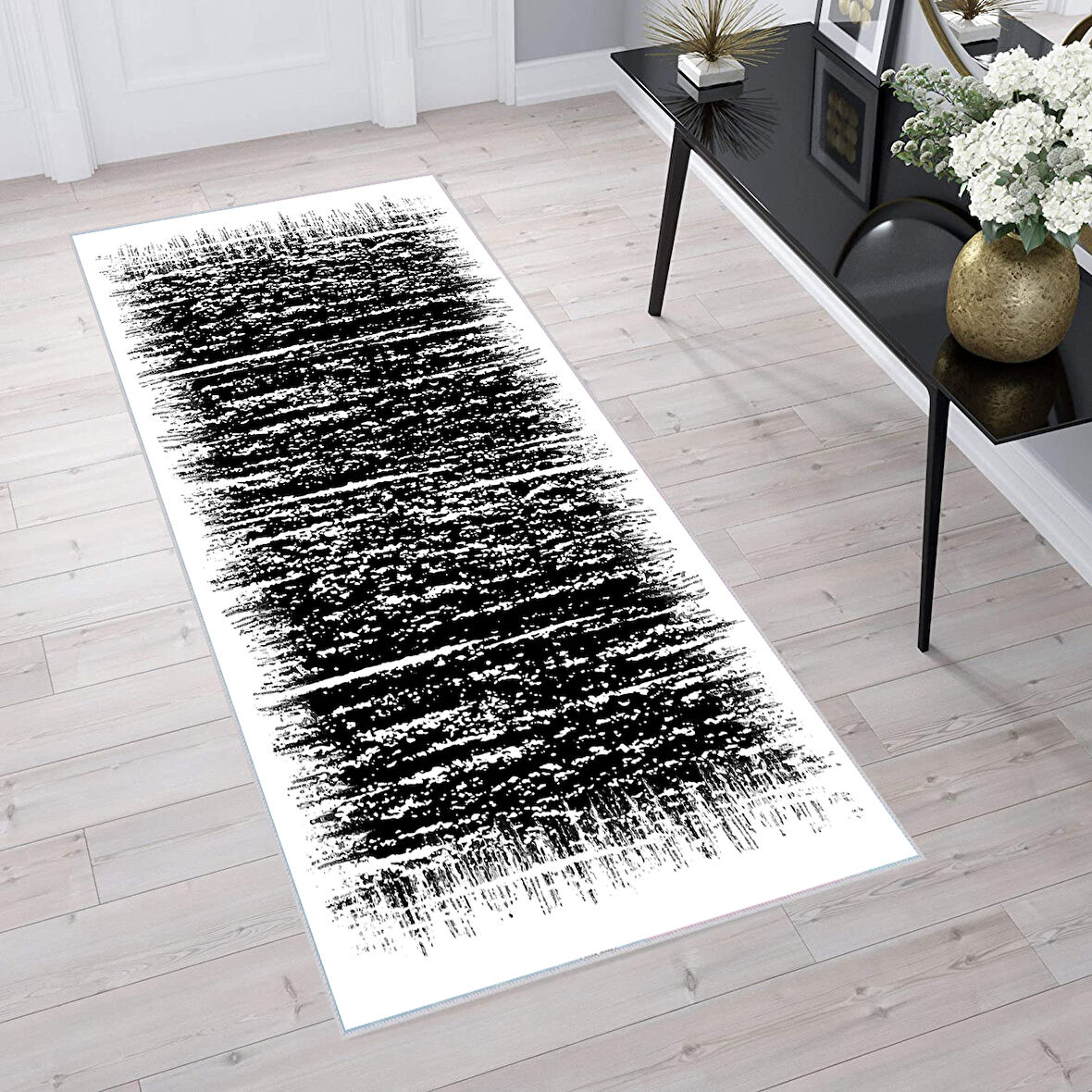 Dijital Baskı Yıkanabilir Kaymaz Taban Salon Halısı Ve Yolluk LNA1495