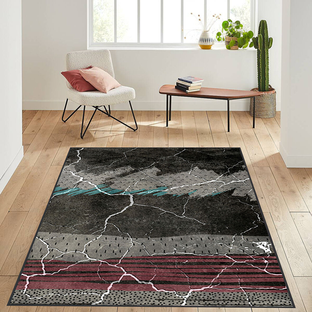 Dijital Baskı Yıkanabilir Kaymaz Taban Salon Halısı Ve Yolluk LNA1516-SD308