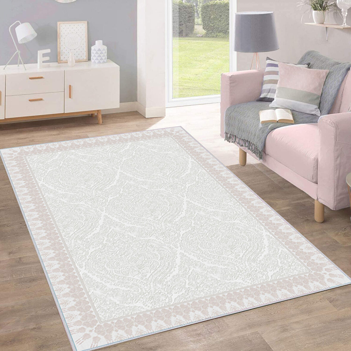 Dijital Baskı Yıkanabilir Kaymaz Taban Salon Halısı Ve Yolluk LNA1552-HT391