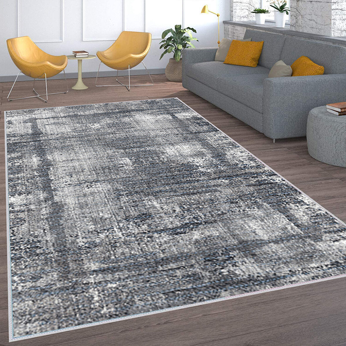 Dijital Baskı Yıkanabilir Kaymaz Taban Salon Halısı Ve Yolluk LNA1576-HT581