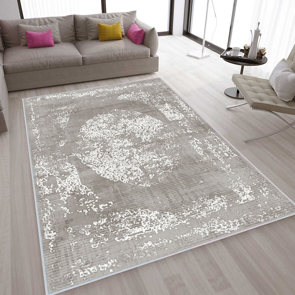 Dijital Baskı Yıkanabilir Kaymaz Taban Salon Halısı Ve Yolluk LNA1589-SD312