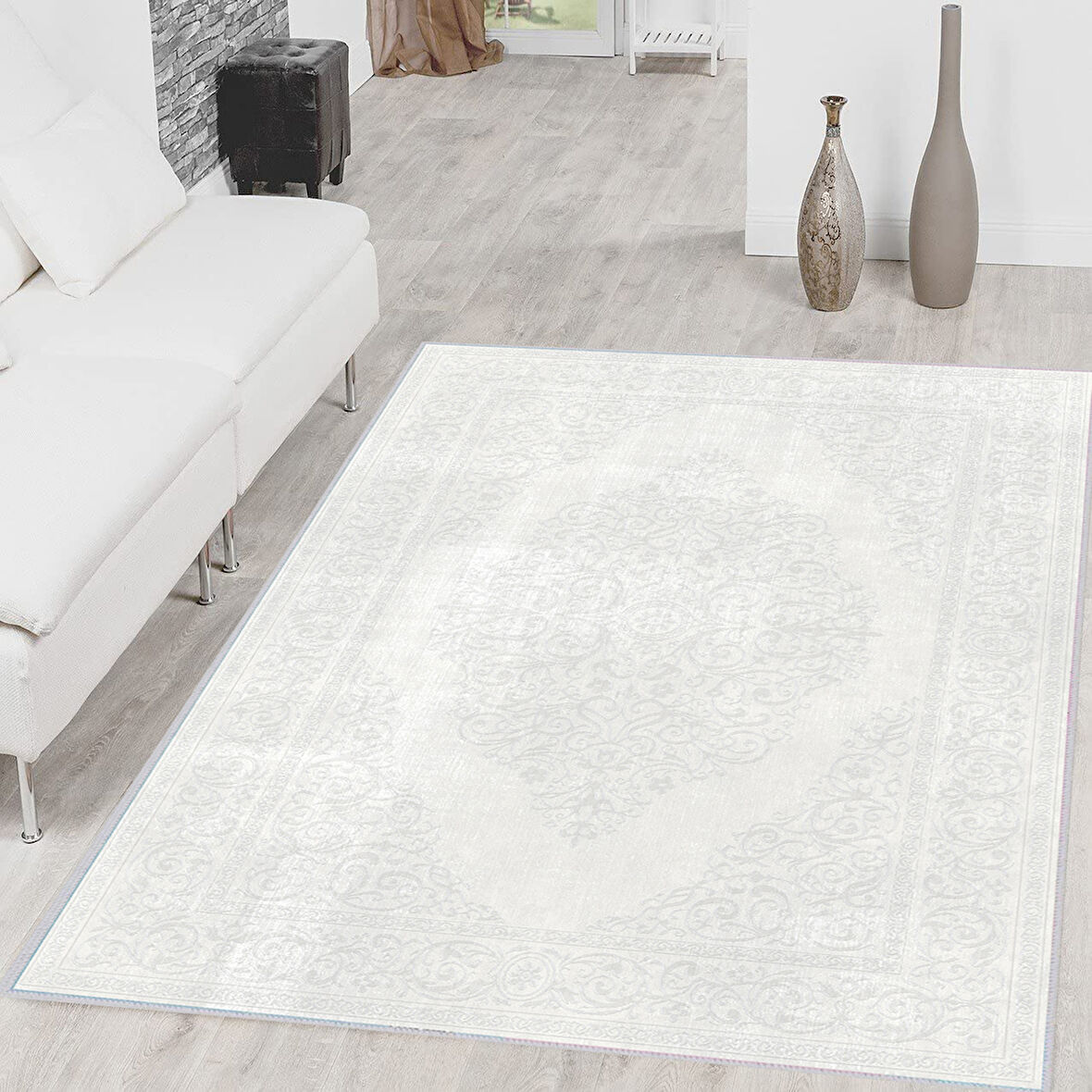 Dijital Baskı Yıkanabilir Kaymaz Taban Salon Halısı Ve Yolluk LNA1614