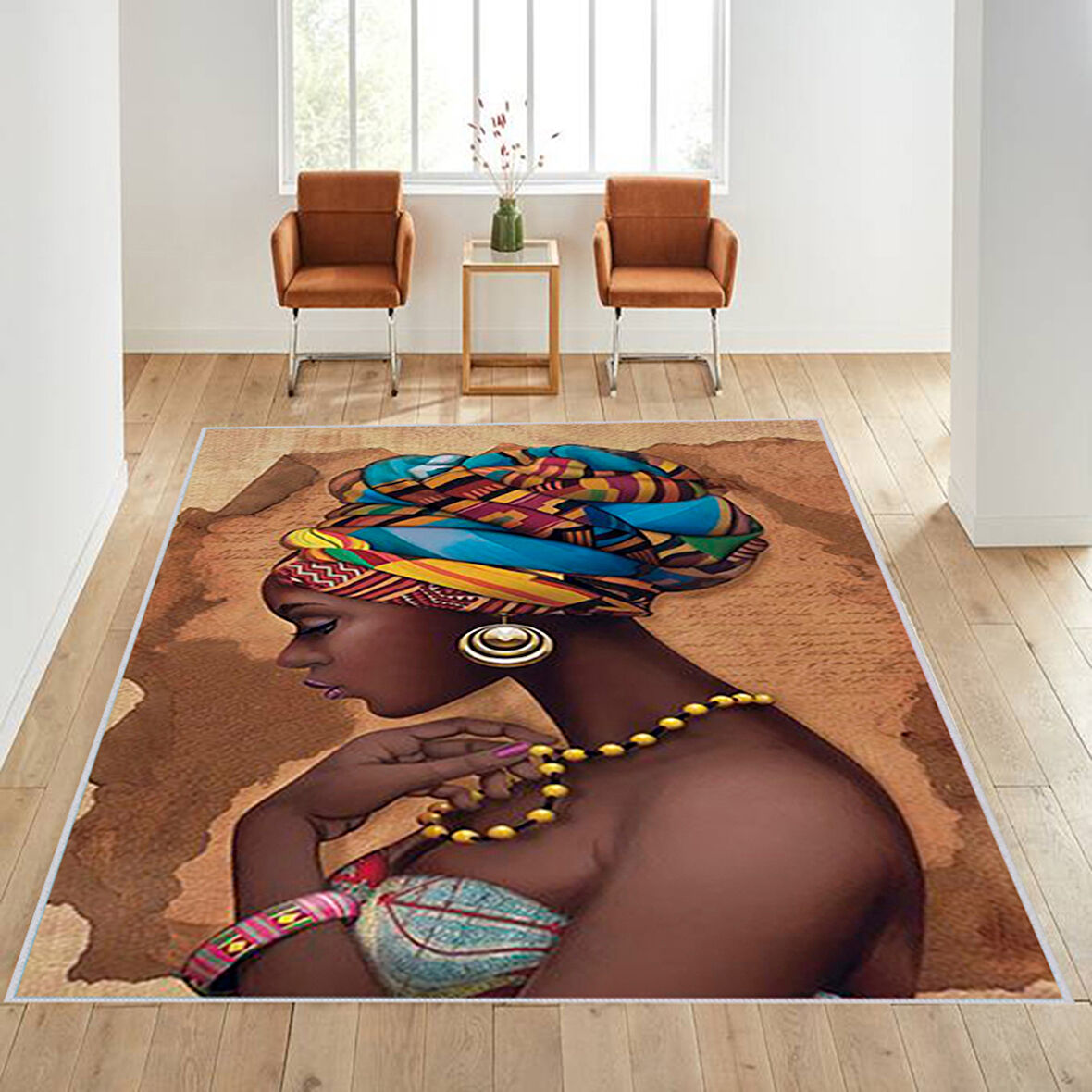 Dijital Baskı Yıkanabilir Kaymaz Taban Salon Halısı Ve Yolluk LNA1621