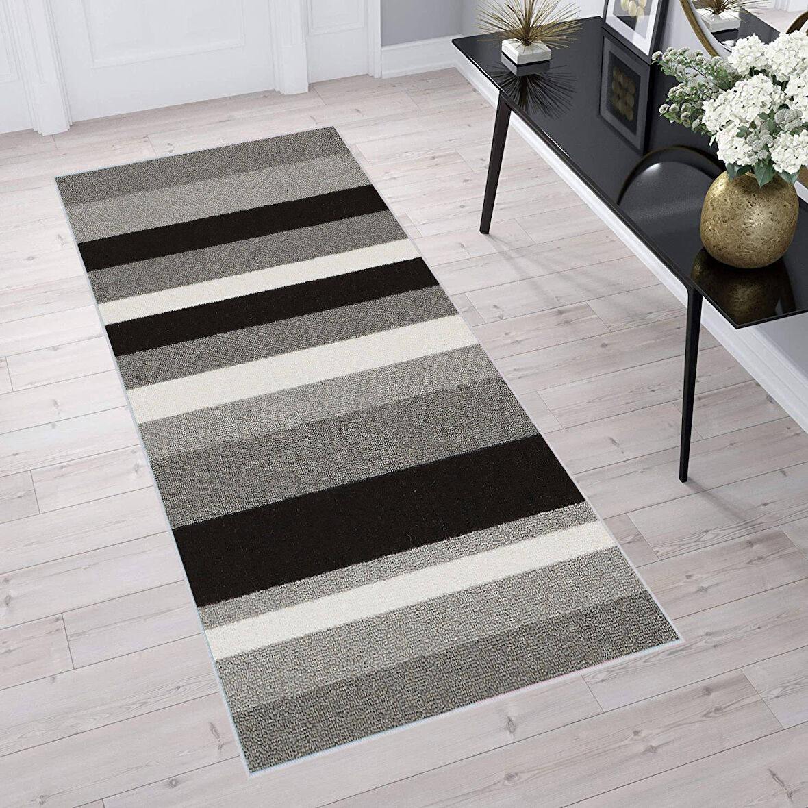 Dijital Baskı Yıkanabilir Kaymaz Taban Salon Halısı Ve Yolluk LNA1697