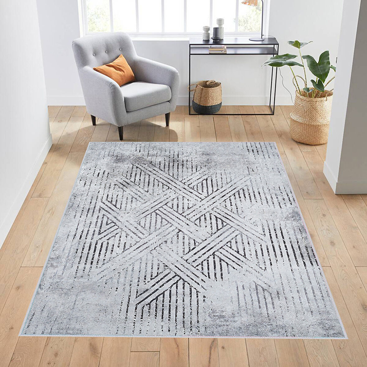 Dijital Baskı Yıkanabilir Kaymaz Taban Salon Halısı Ve Yolluk LNA1724