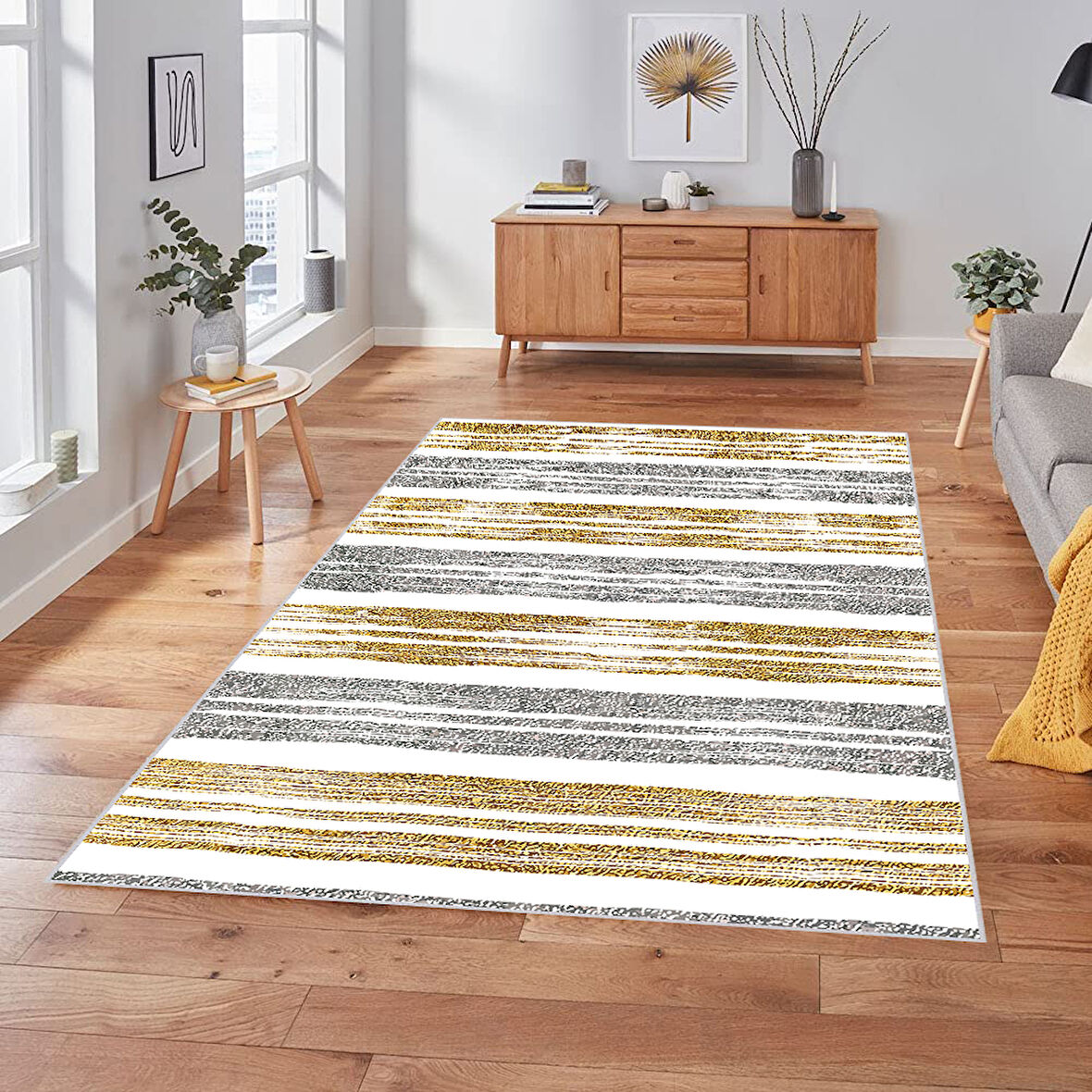 Dijital Baskı Yıkanabilir Kaymaz Taban Salon Halısı Ve Yolluk LNA1850-SD127