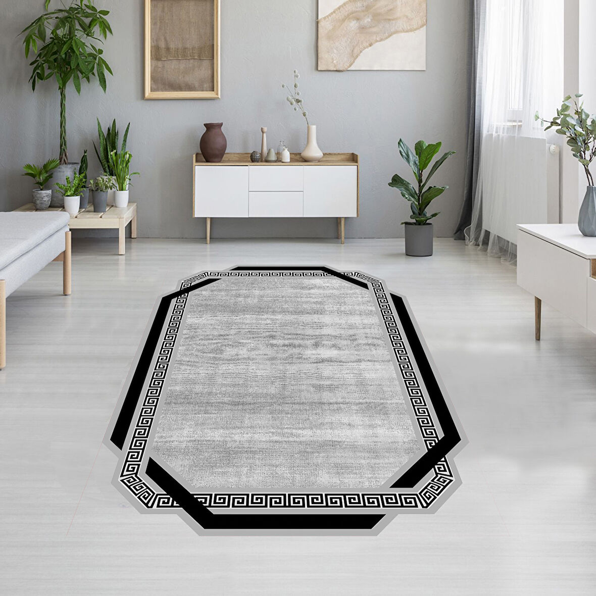 Dijital Baskı Yıkanabilir Kaymaz Taban Salon Halısı Ve Yolluk LNA1911-SD1213