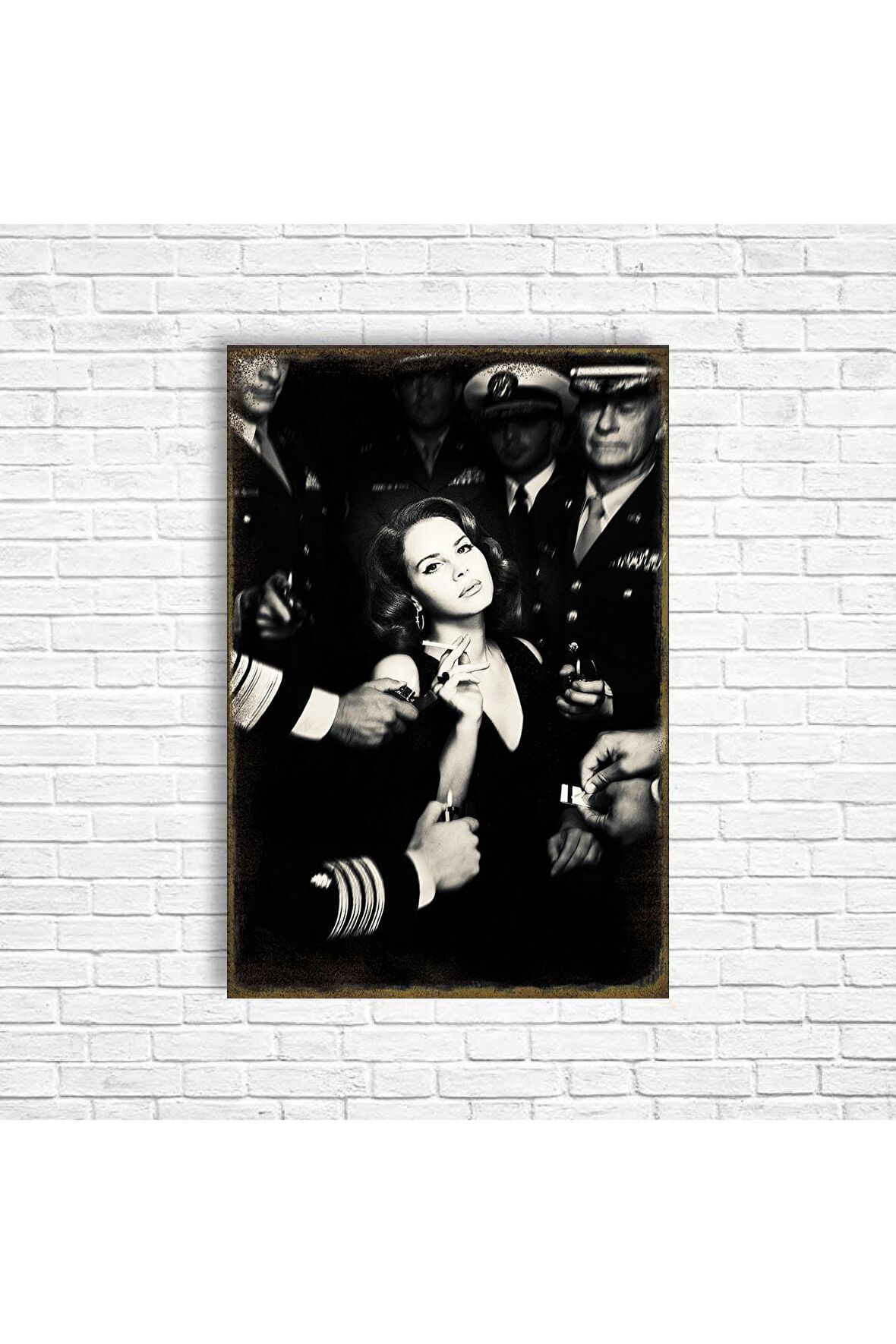 Lana Del Rey Retro Ahşap Poster