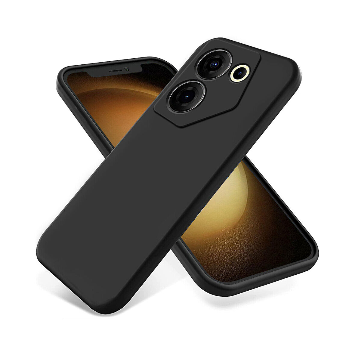 Forzacase Tecno Camon 20S Pro 5G uyumlu Liquid Serisi İçi Kadife Lansman Silikon Kılıf
