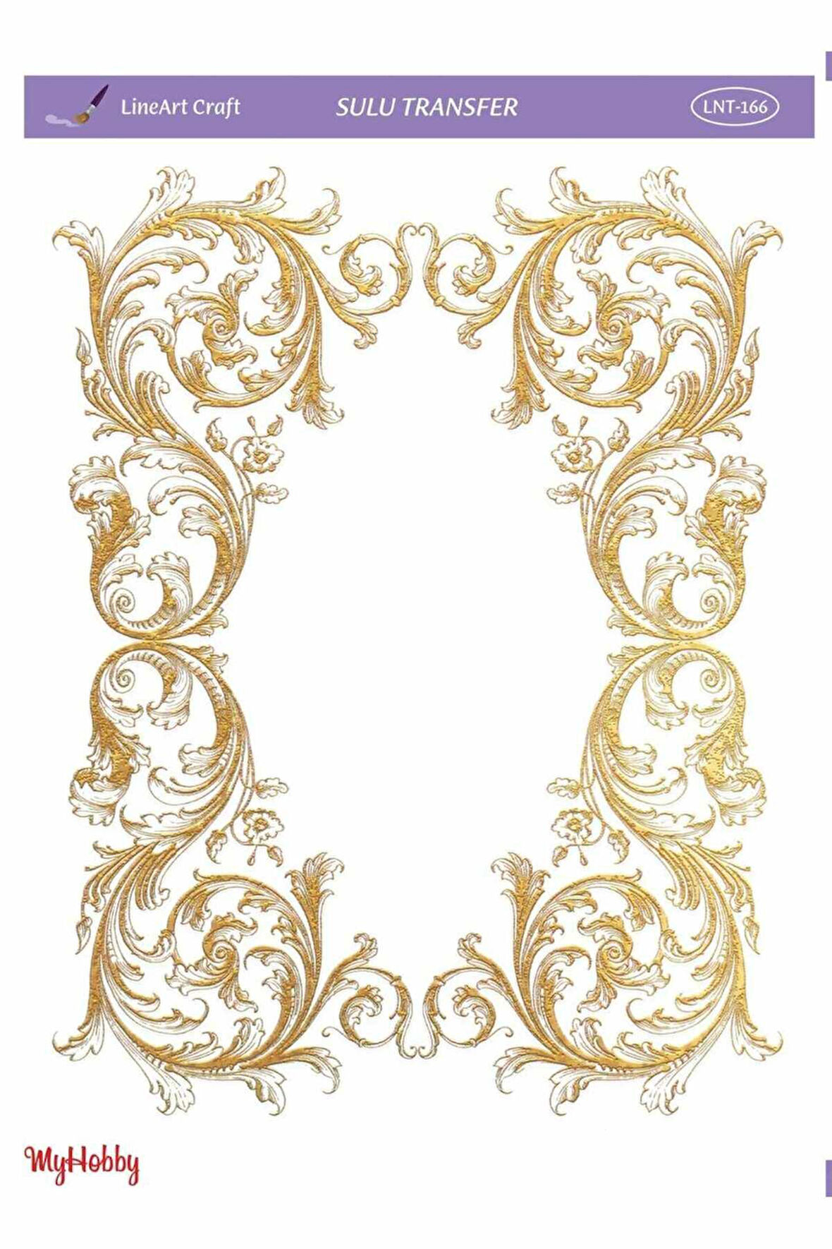 Lineart Altın Sarısı Sulu Transfer LNT166 25x35cm
