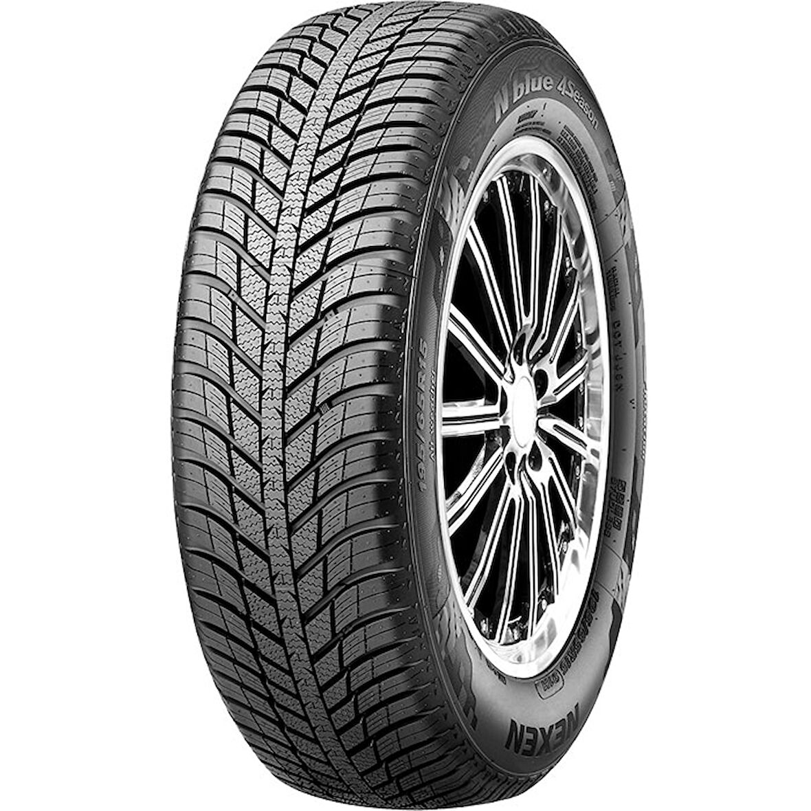 Nexen 195/55R16 91H XL N'blue 4Season 4 Mevsim Lastiği (Üretim Yılı: 2024)