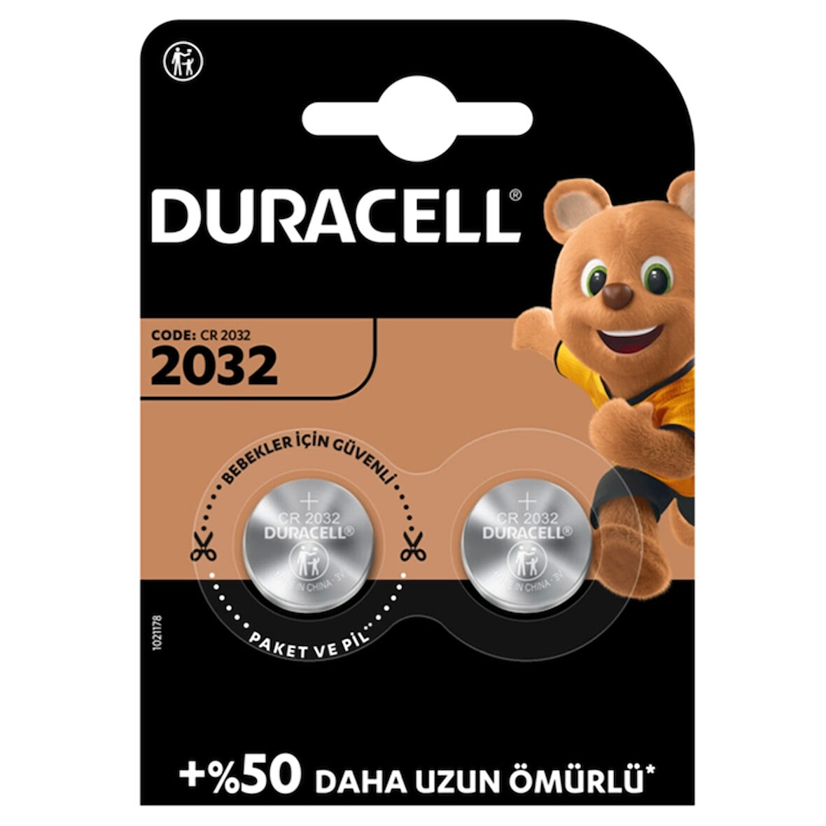 LENAY  Duracell Cr 2032 Lithium 3v Pil 2'li