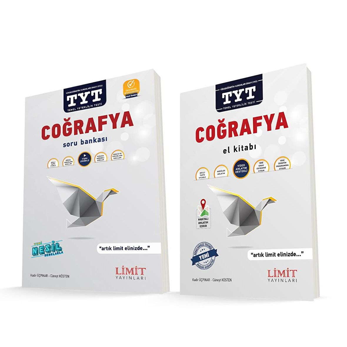 Limit Yayınları TYT Coğrafya Soru Bankası ve Coğrafya El Kitabı 2 Kitap Set