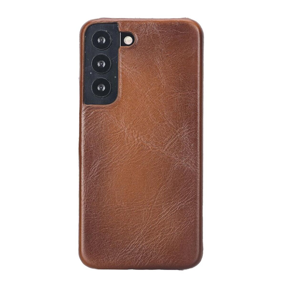 Samsung Galaxy S22 Uyumlu Deri Arka Kapak UJ RST2EF Taba