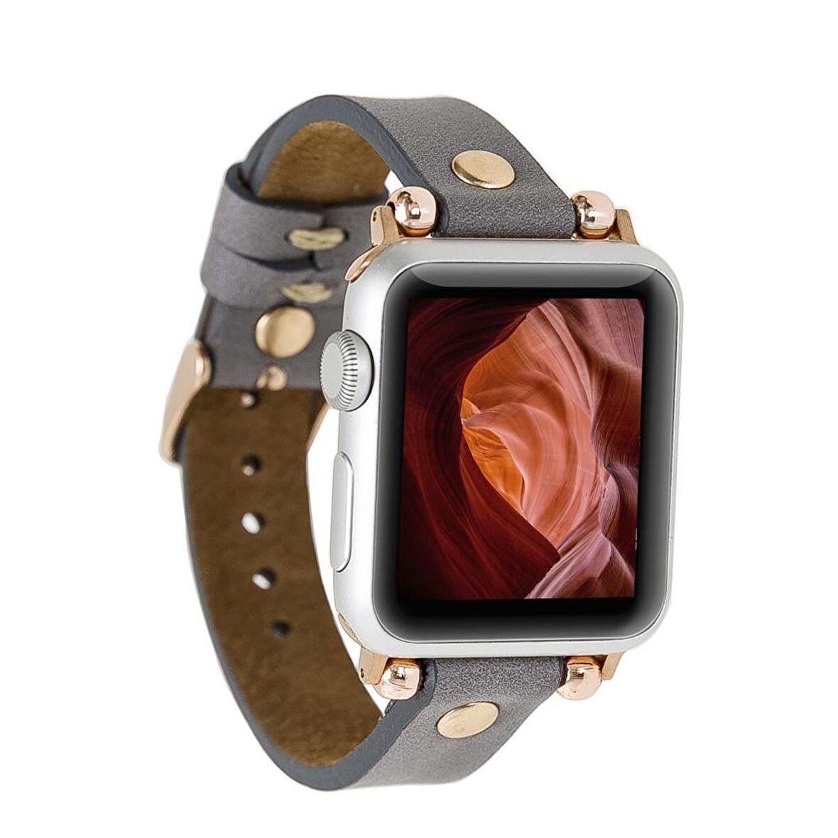 Bouletta Apple Watch Uyumlu Deri Kordon Ferro 38-40-41mm RT RST9