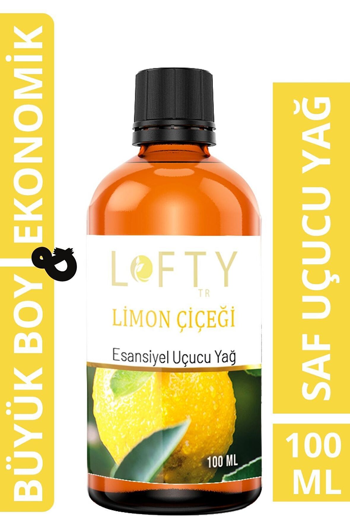 Limon Çiçeği Uçucu Yağ Buhurdanlık Esansı Oda Kokusu Uçucu Esansiyel Yağ Buhur Yağı 100ML