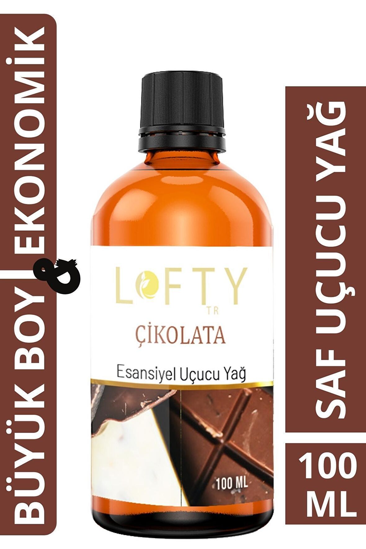Çikolata Uçucu Yağ Buhurdanlık Esansı Oda Kokusu Uçucu Esansiyel Yağ Buhur Yağı 100ML