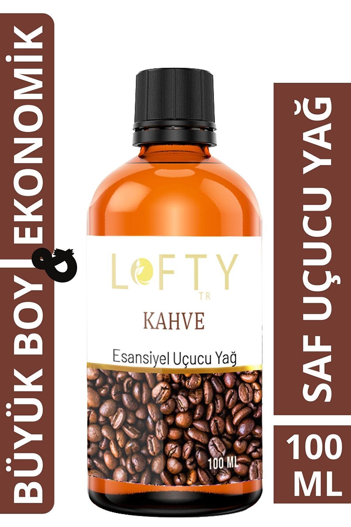 Kahve Uçucu Yağ Buhurdanlık Esansı Oda Kokusu Uçucu Esansiyel Yağ Buhur Yağı 100ML