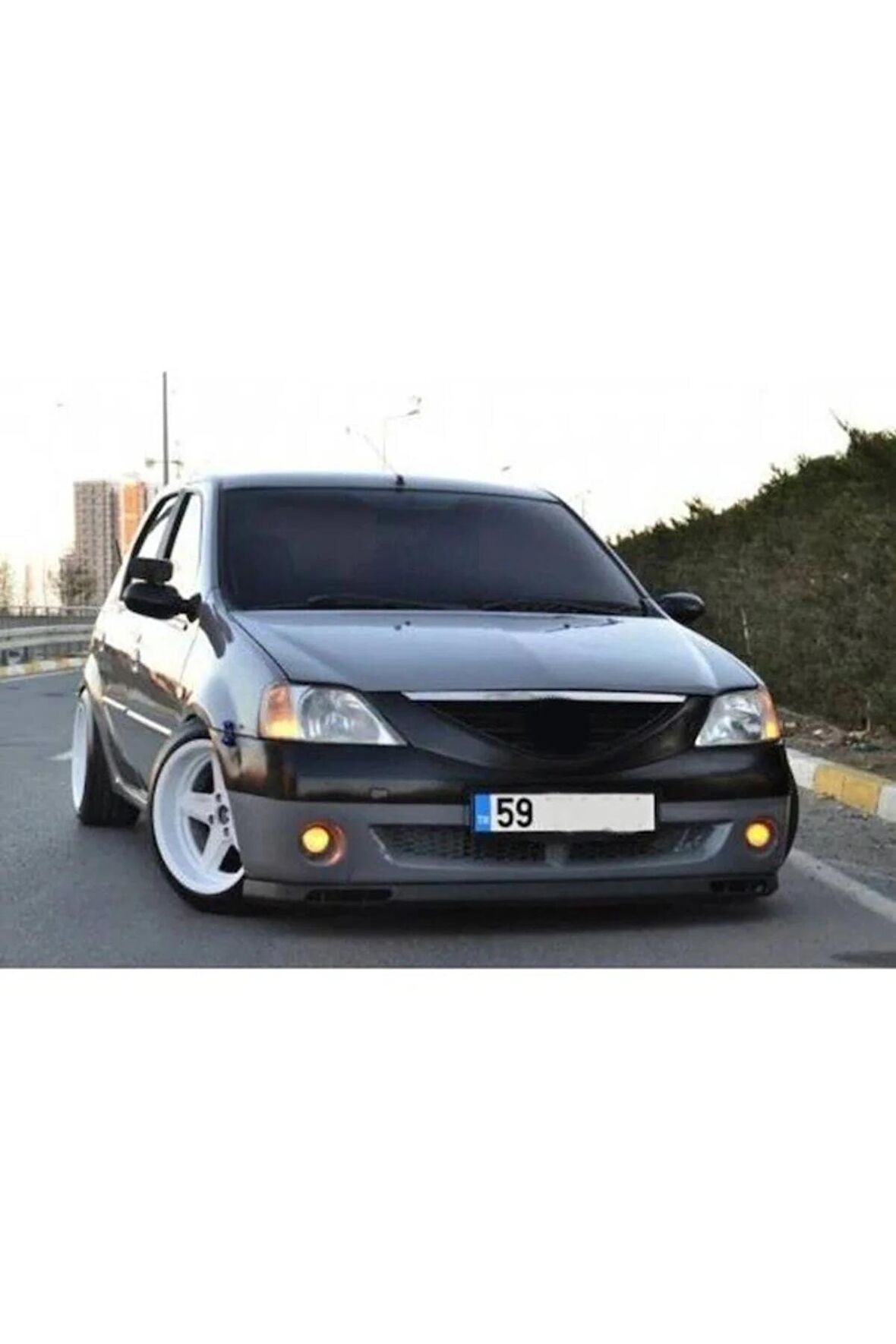 Dacia Logan Uyumlu Laguna Lip 2 Parça Ön Tampon Eki