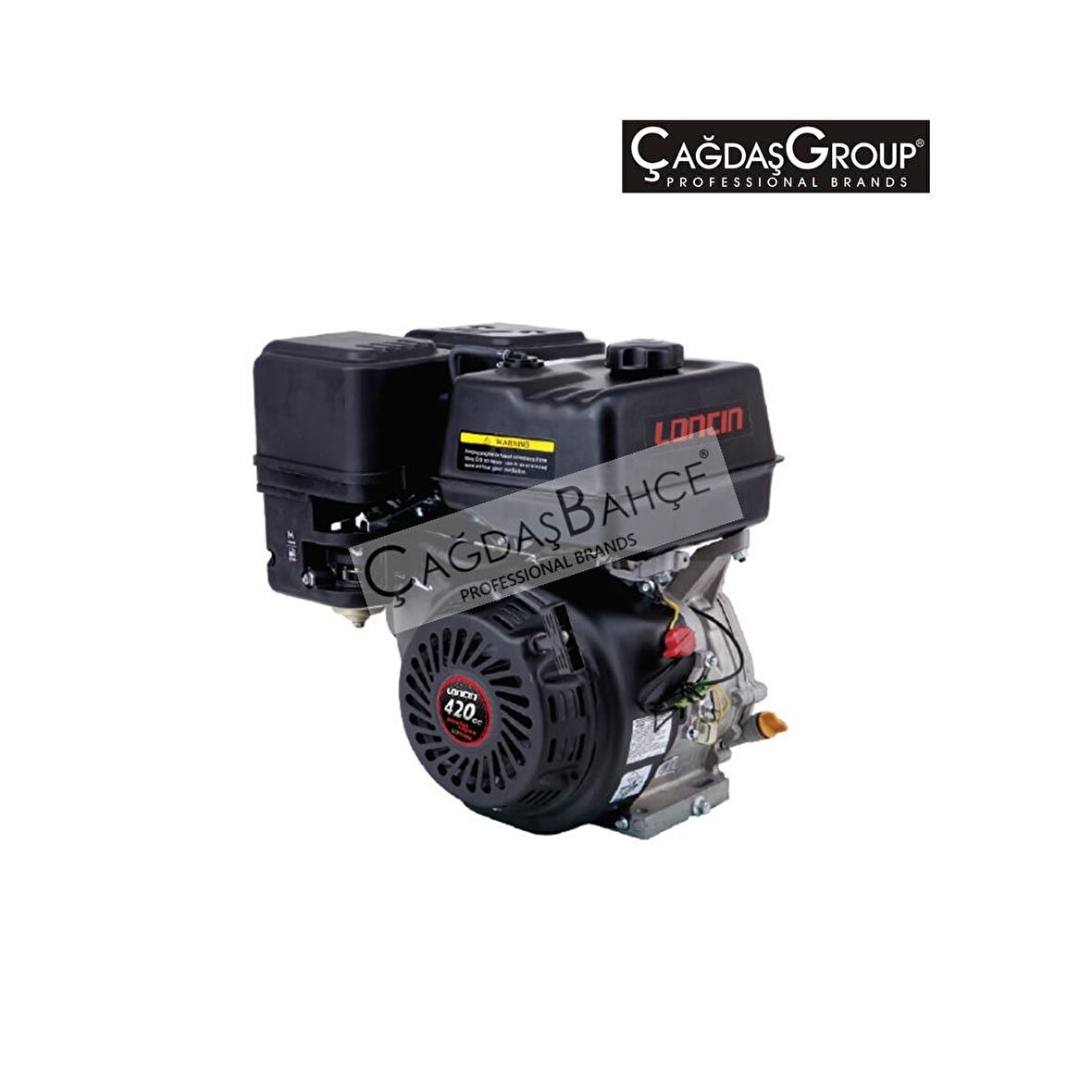 Loncin G420FD Benzinli Yatay Milli Motor 15 Hp Marşlı