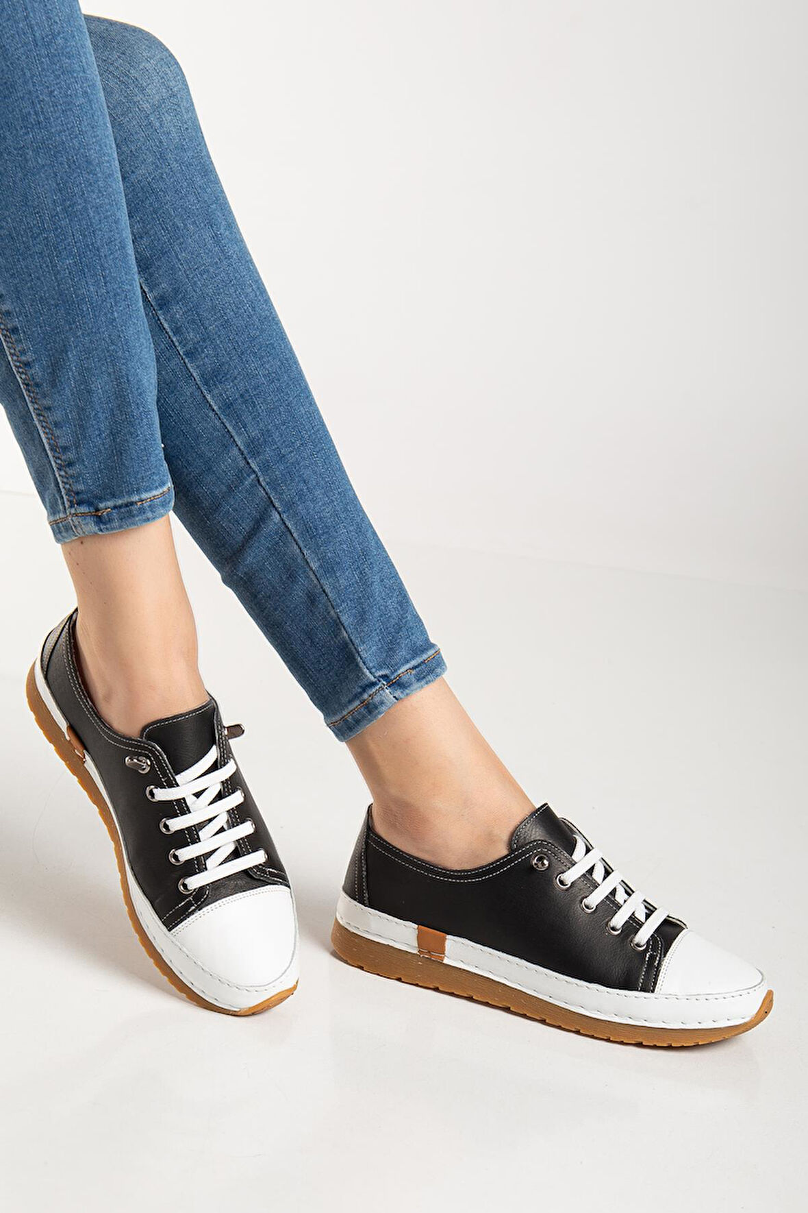 Suins Lorry Hakiki Deri Yumuşak Kadın Günlük Spor Ayakkabı Sneaker
