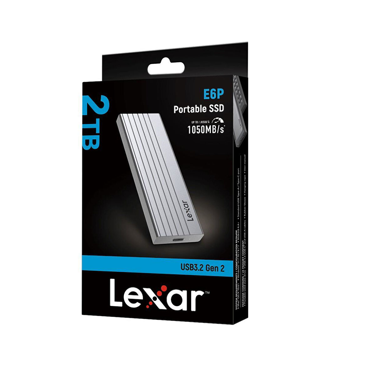 LEXAR 2TB LPAE06N002T-RNBNG EXT.SSD 2TB USB3.2 GEN2 UP TO 1050MB/S READ AND 1000MB/S WRITE