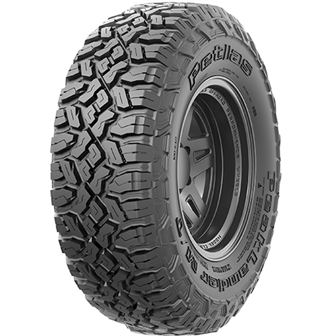 Petlas 35X12.50R20 LT 121Q LRE Peaklander M/T Yaz Lastiği (Üretim Yılı: 2025)