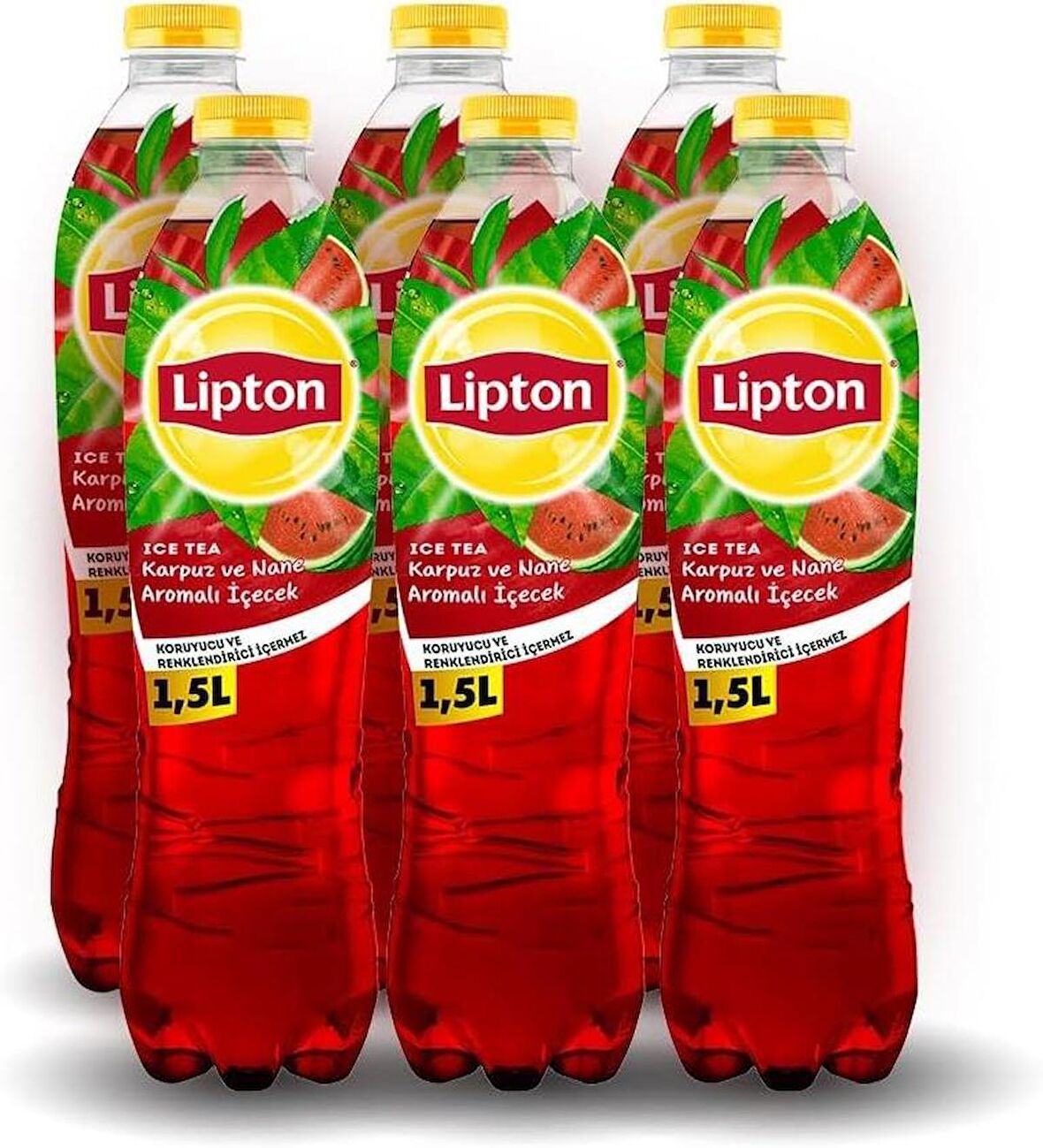 Lipton Soğuk Çay Karpuz Nane 1,5 Lt X 6 Adet