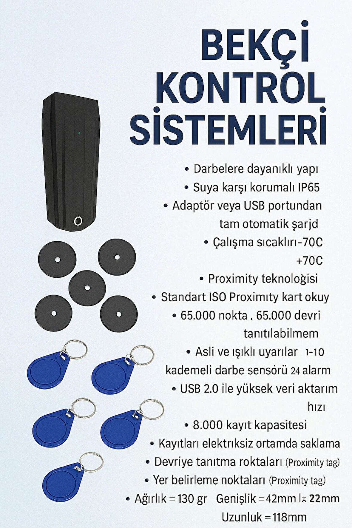 Bekçi Kontrol Sistemleri Devriye Tur Seti