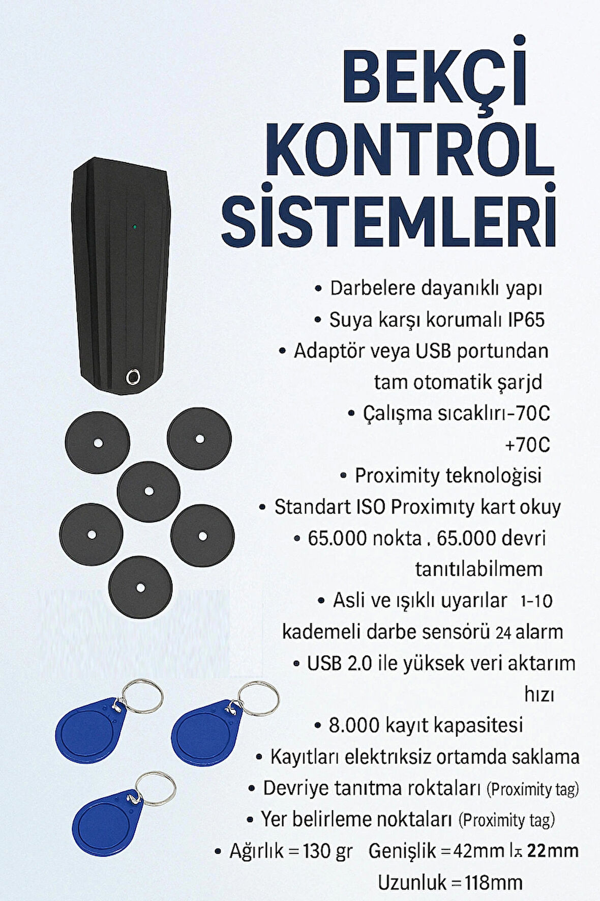 Bekçi Kontrol Sistemleri Devriye Tur Seti