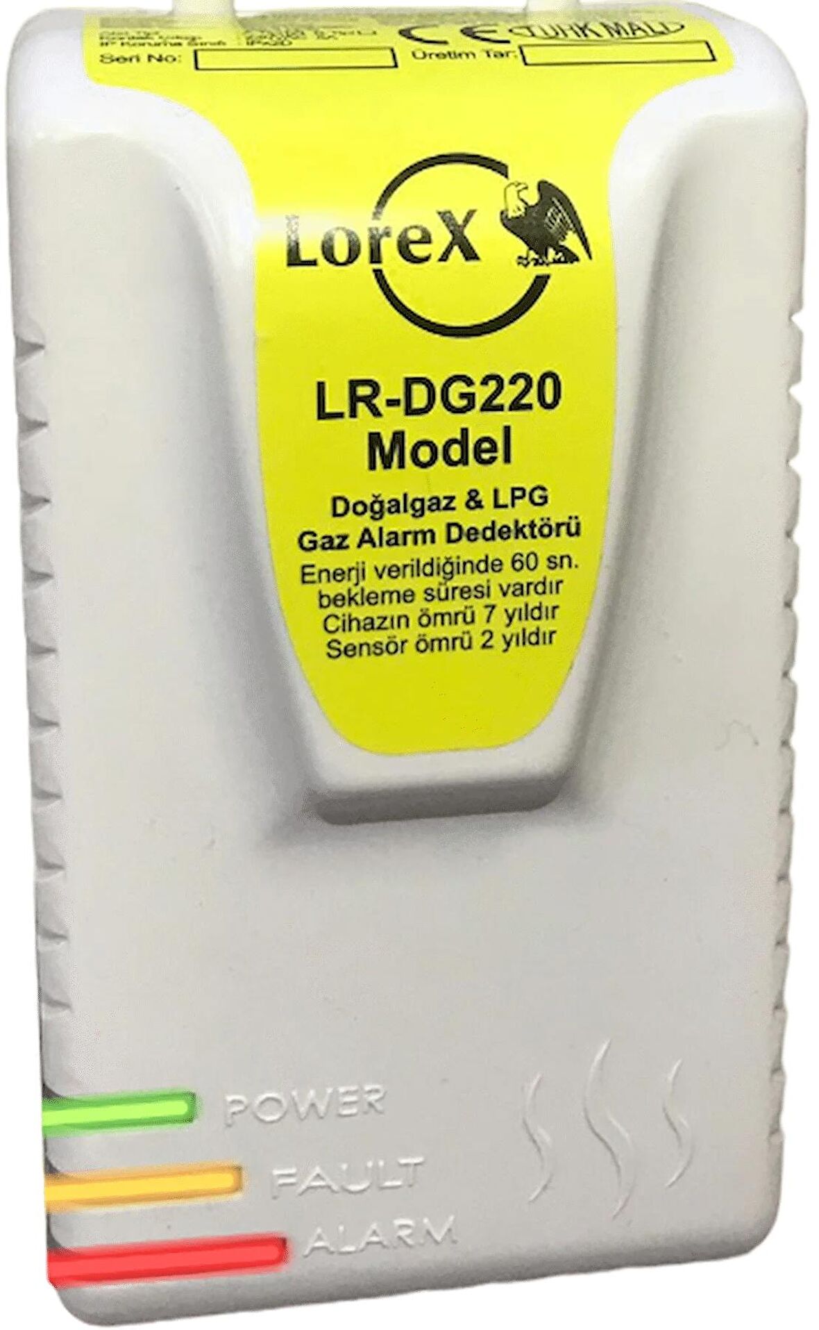 LOREX LR-DG220 Doğalgaz Ve Lpg Gaz Dedektörü