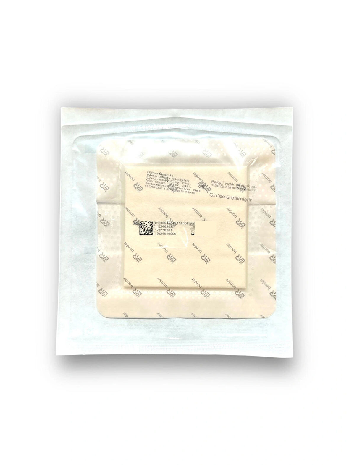 Suprasorb P Sensitive Border 5 Katmanlı Silikon Temaslı Yapışkan Kenarlı Köpük Yara Örtüsü 12,5 x 12,5 cm – Ref 139062 – 1 Adet