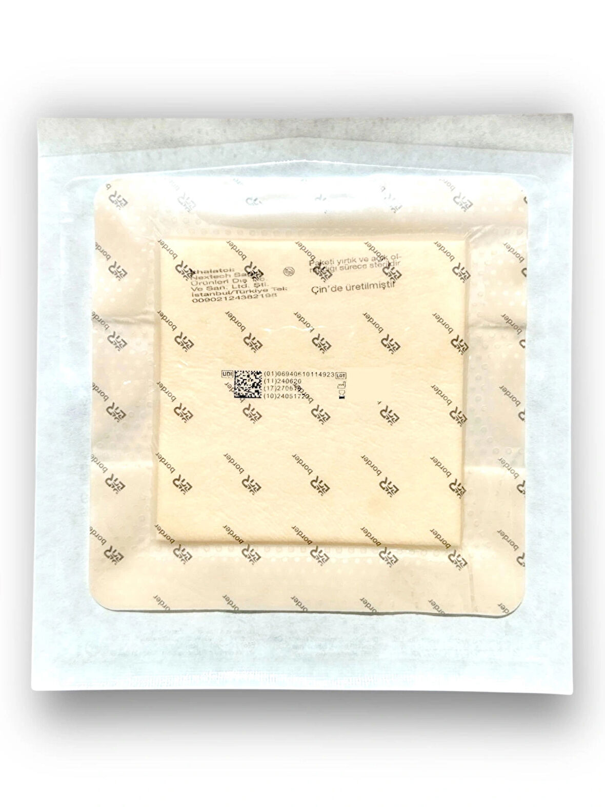 Suprasorb P Sensitive Border 5 Katmanlı Silikon Temaslı Yapışkan Kenarlı Köpük Yara Örtüsü 15 x 15 cm – Ref 139069 – 1 Adet