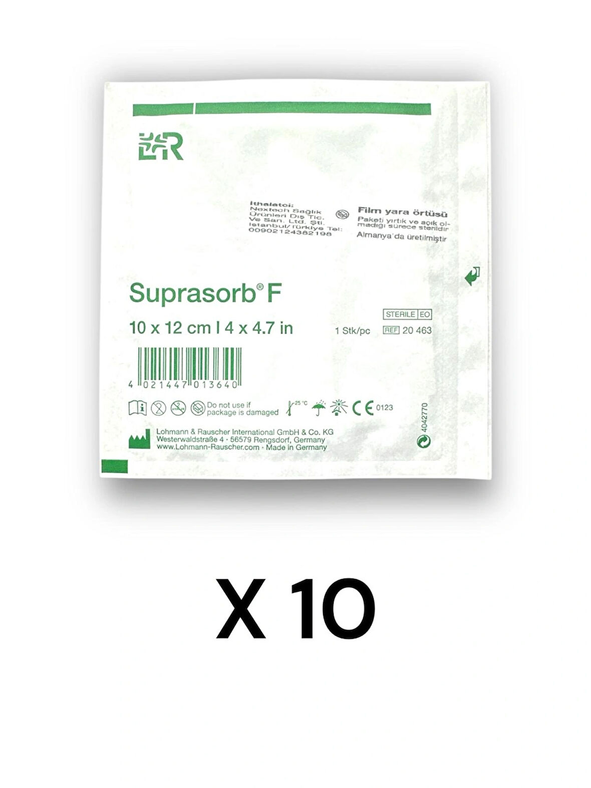 Suprasorb F Film Yara Örtüsü 10 x 12 cm – Ref 20463 – 10 Adet