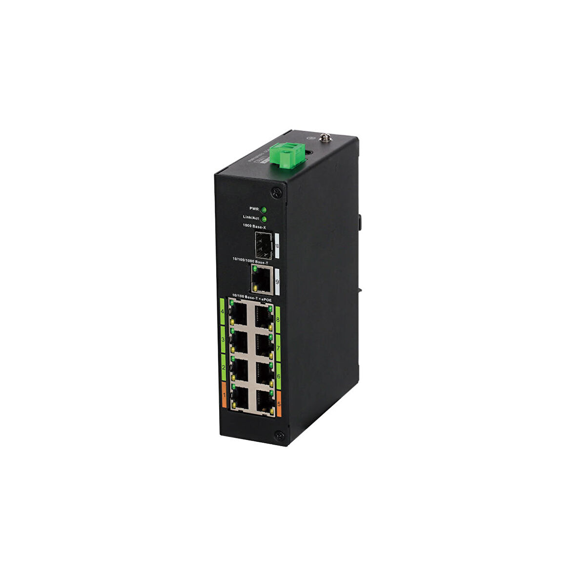 DAHUA LR2110-8ET-120 8FE ePoE Port (120W), 1GE Uplink, 1xSFP Endüstriyel Switch