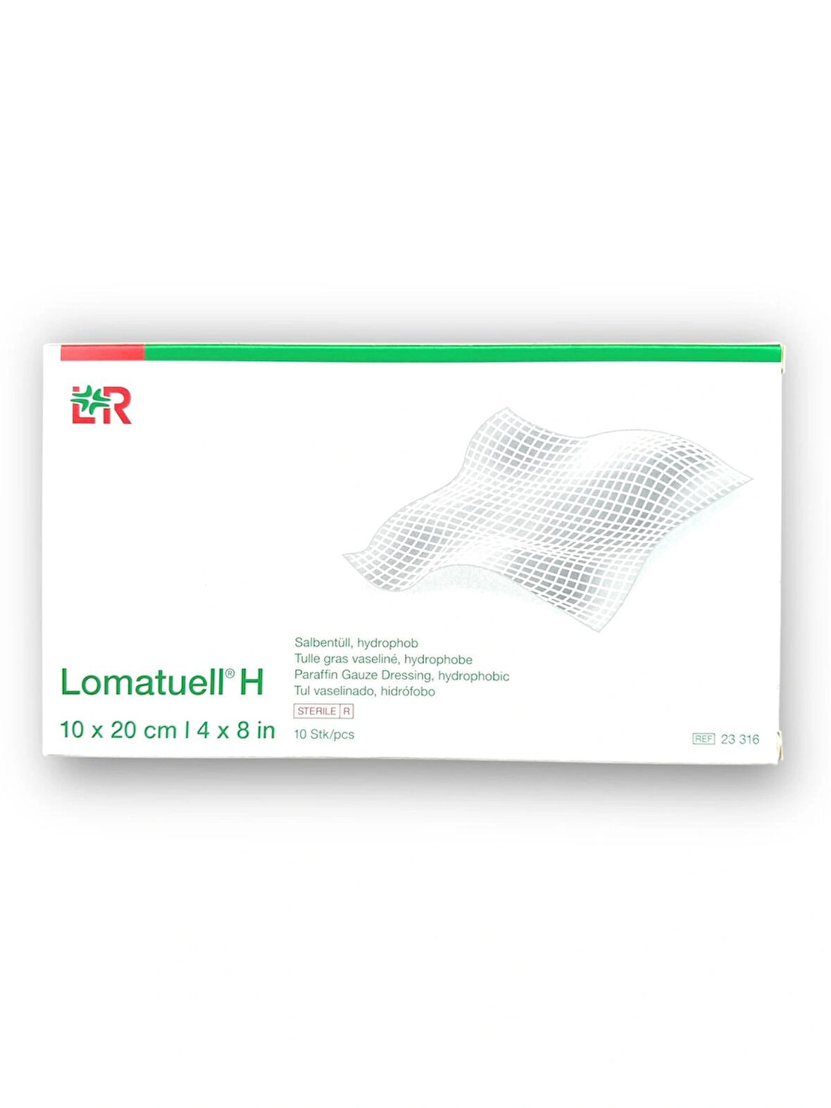 Lomatuell H Parafinli Tül Yara Örtüsü 10 x 20 cm – Ref 23316 – 10 Adet (1 KUTU)