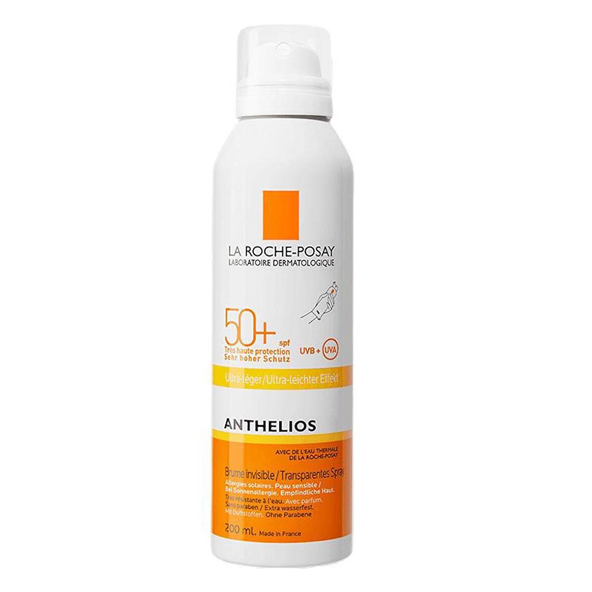 Anthelios SPF50+ Ultra-Light Yüksek Korumalı Vücut Güneş Kremi Spray 200ml