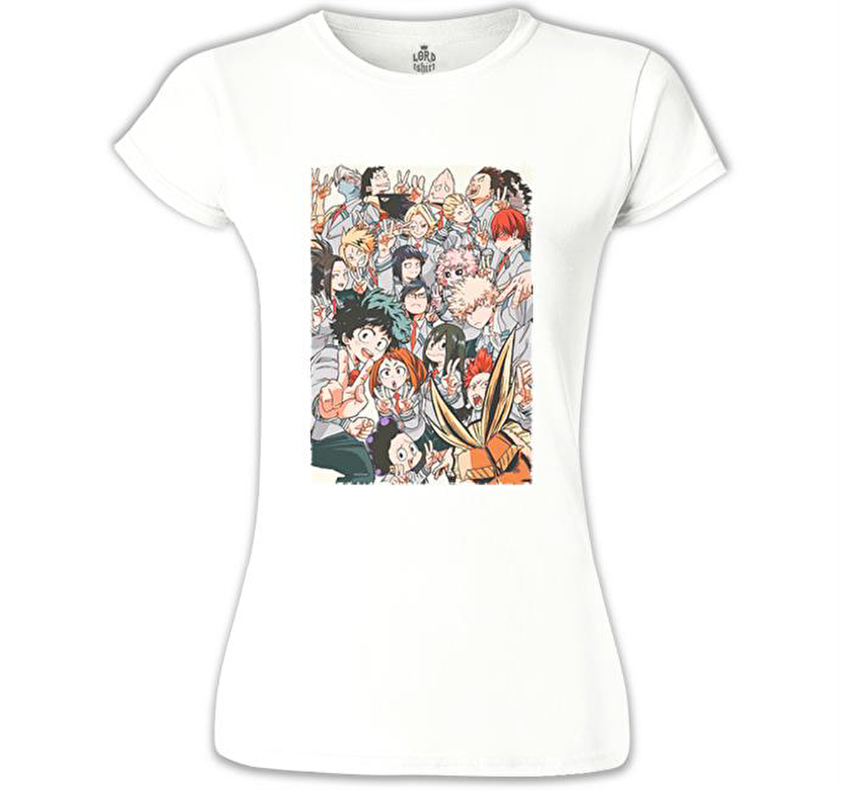 My Hero Academia Beyaz Bayan Tshirt