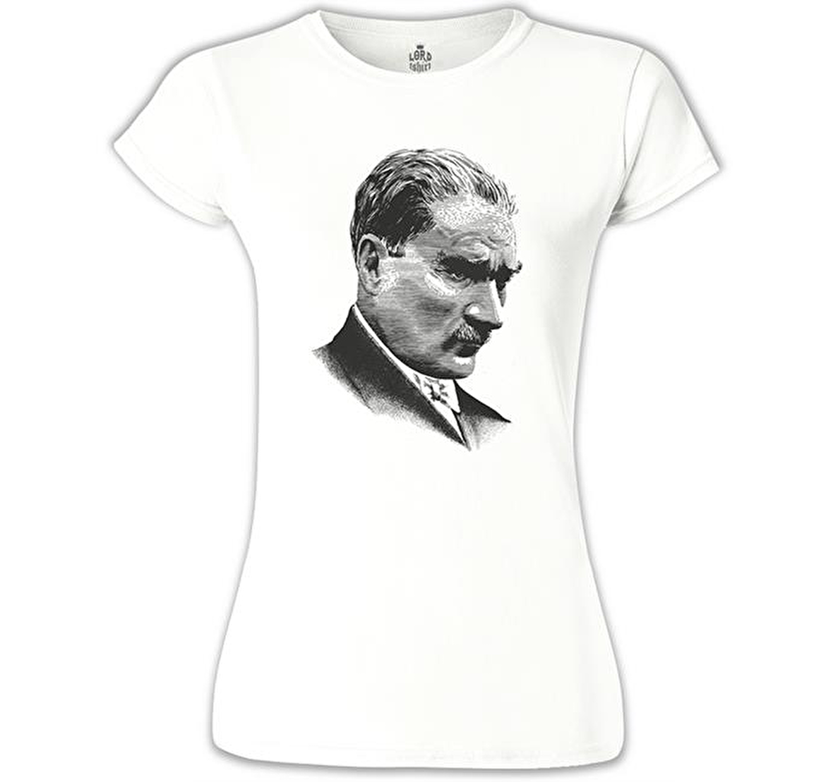 Mustafa Kemal Atatürk Beyaz Bayan Tshirt