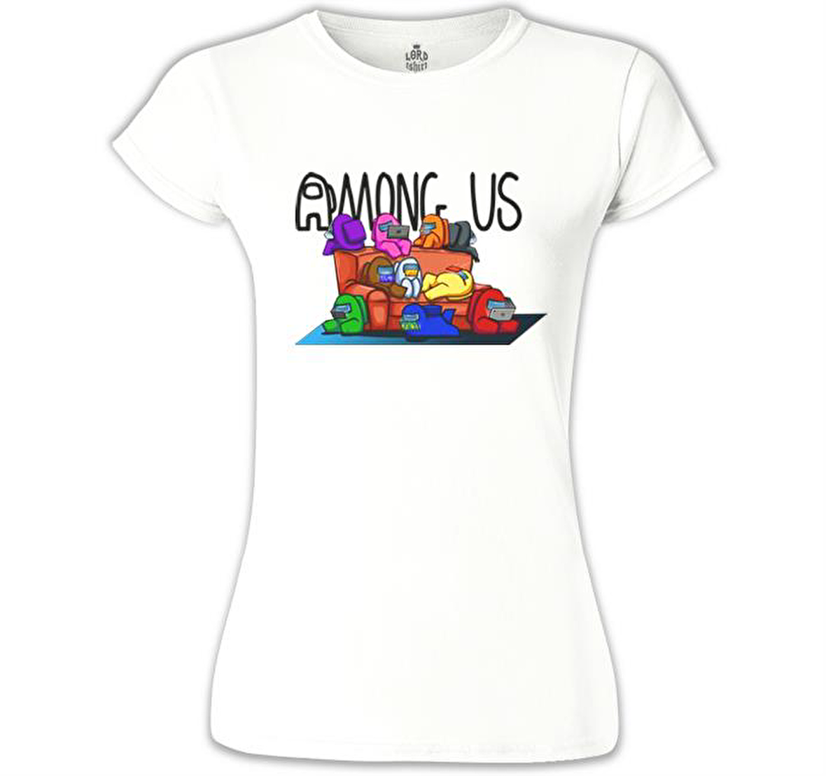Among Us I Beyaz Bayan Tshirt