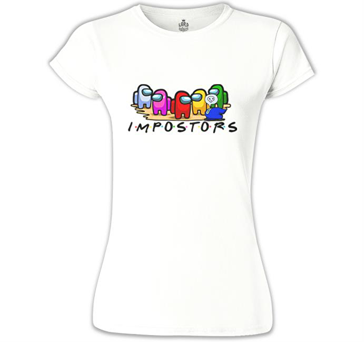 Among Us - Impostors Beyaz Bayan Tshirt