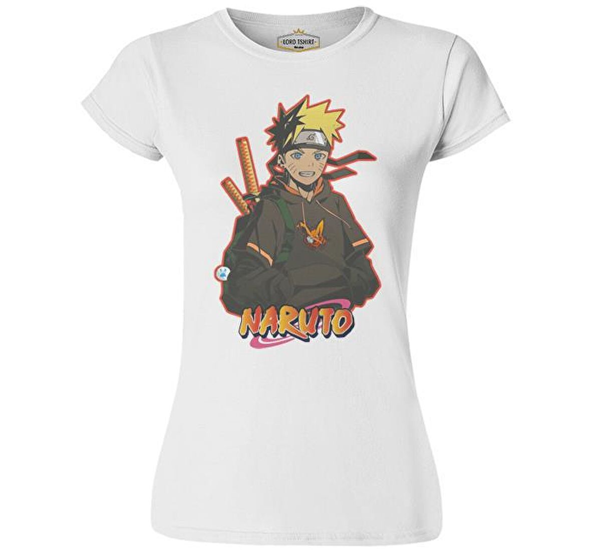 Naruto Ninja Beyaz Bayan Tshirt