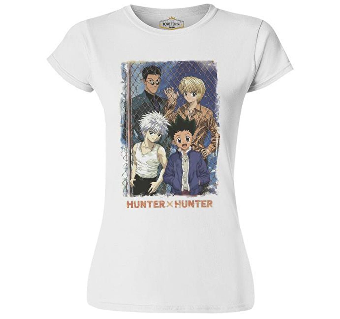 Hunter x Hunter Beyaz Bayan Tshirt