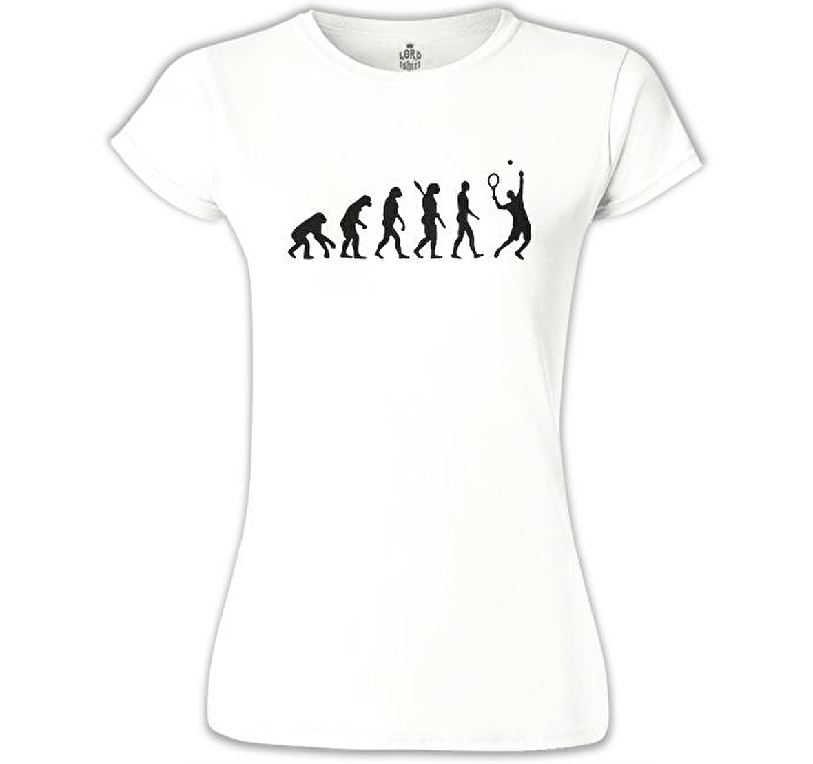 Tenis Player Evolution Beyaz Bayan Tshirt