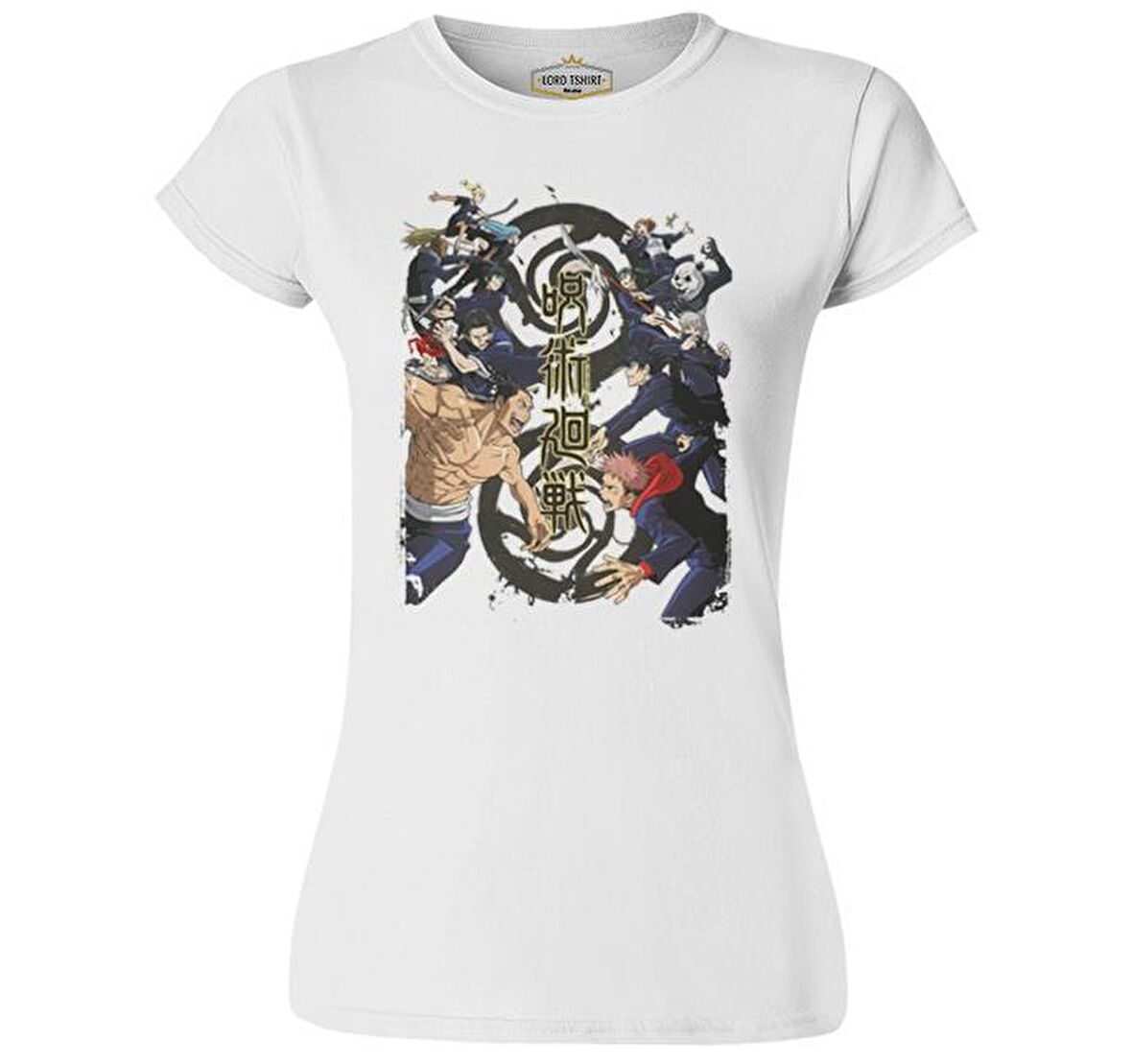 Jujutsu Kaisen - Characters Beyaz Bayan Tshirt