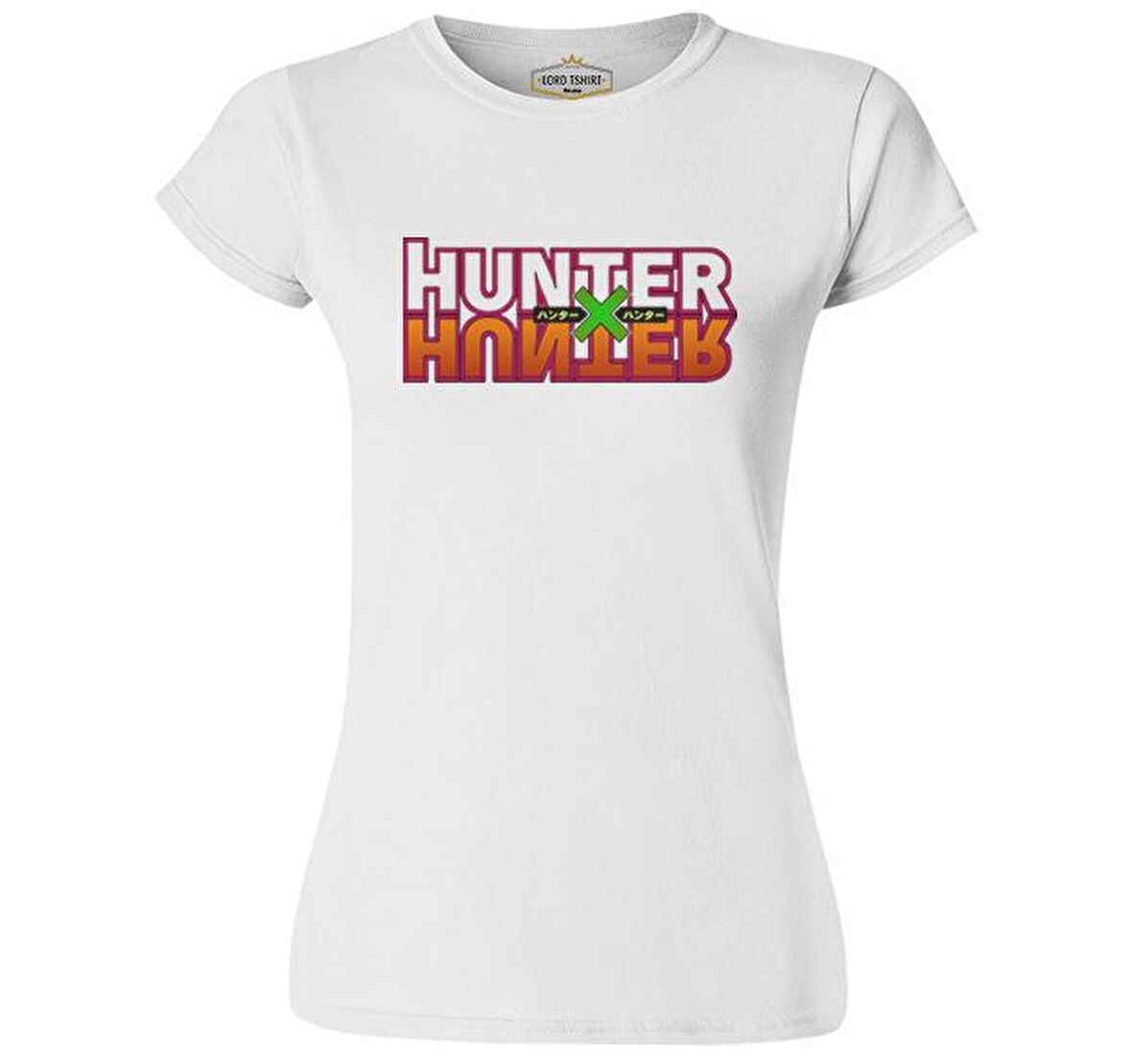 Hunter X Hunter - Logo Beyaz Bayan Tshirt