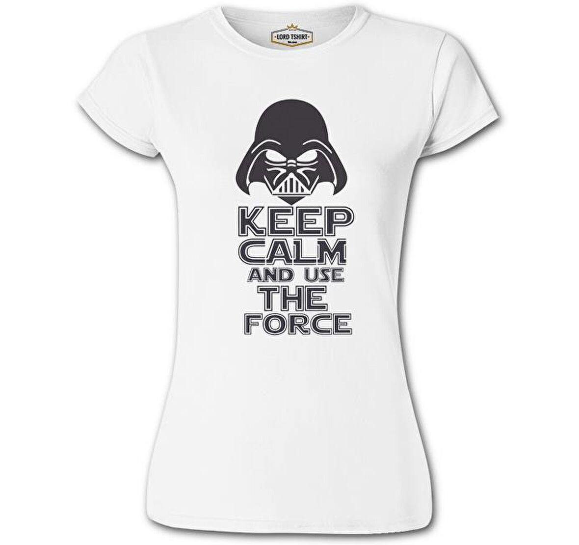 Star Wars - Use the Force Beyaz Bayan Tshirt