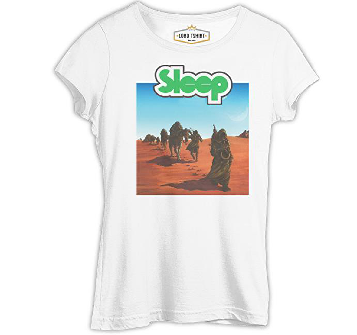 Sleep - Dopesmoker Beyaz Bayan Tshirt